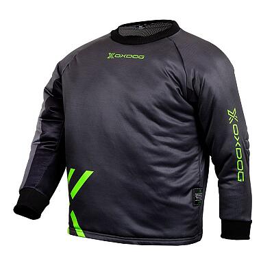 Oxdog brankářský dres Goalie Shirt SR Black/Green padded