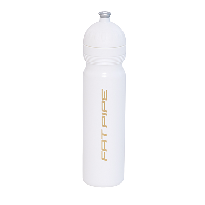 Fatpipe Sportovní láhev 1,0 L bílá/zlatá
