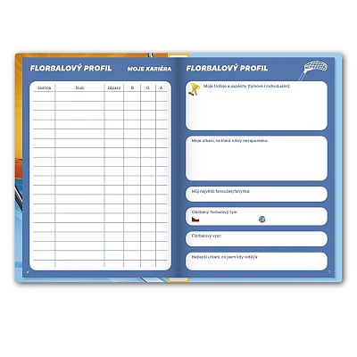 Moje florbalová sezóna - deník florbalisty