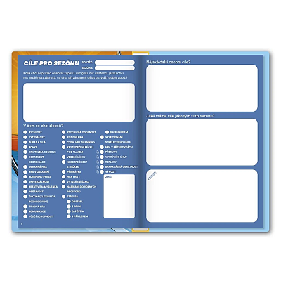 Moje florbalová sezóna - deník florbalisty