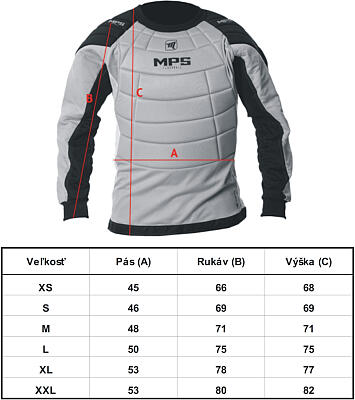 MPS Elite Black/Orange brankářský dres