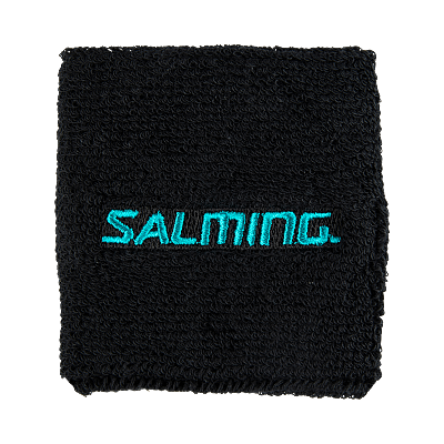 Salming Wristband Short 2-pack ICON Black / Laguna Blue