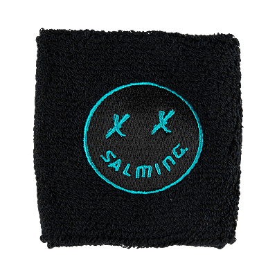 Salming Wristband Short 2-pack ICON Black / Laguna Blue