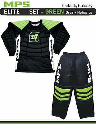 MPS ELITE  brankářský set - Green dres + kalhoty