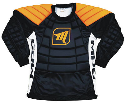 MPS ELITE brankářsky set Orange + maska  Pro Flame - Orange/Black+ Florbalové rukavice MPS