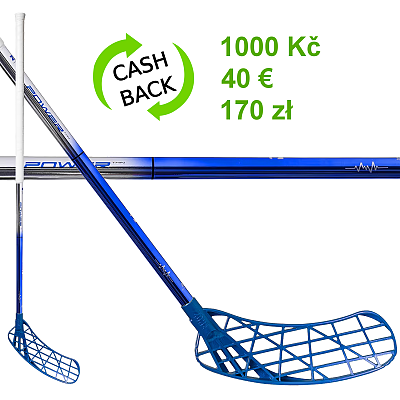 Zone floorball Air/Two Power 29 Thin chrome/blue