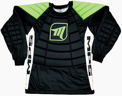 MPS ELITE brankářsky set Green + maska  Pro Flame - Green/Chrome + Florbalové rukavice MPS