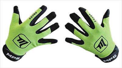 MPS ELITE brankářsky set Green + maska  Pro Flame - Green/Chrome + Florbalové rukavice MPS