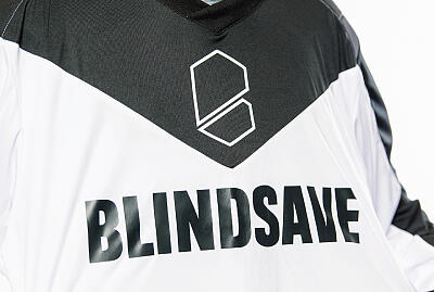 Blindsave Vault Goalie Jersey Top White & Black
